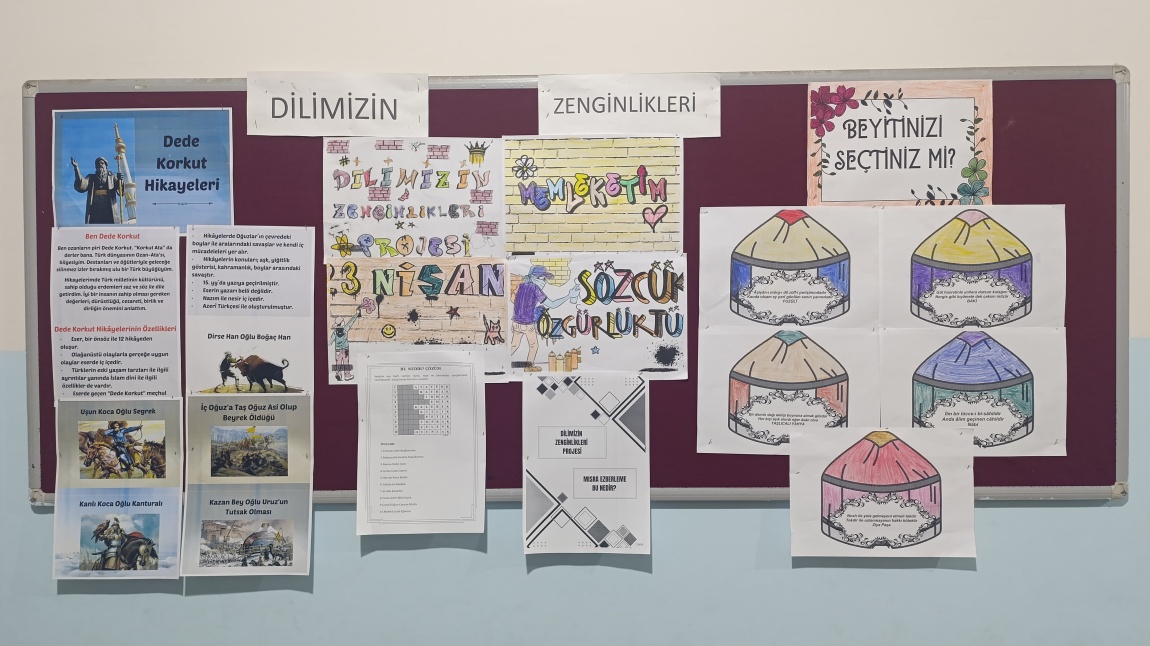 DİLİMİZİN ZENGİNLİKLERİ pROJESİ